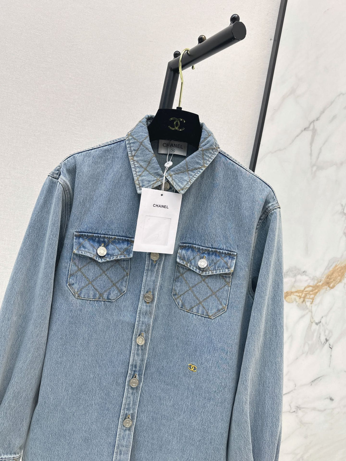 26FW New Denim Shirt with Side Pockets 🖤