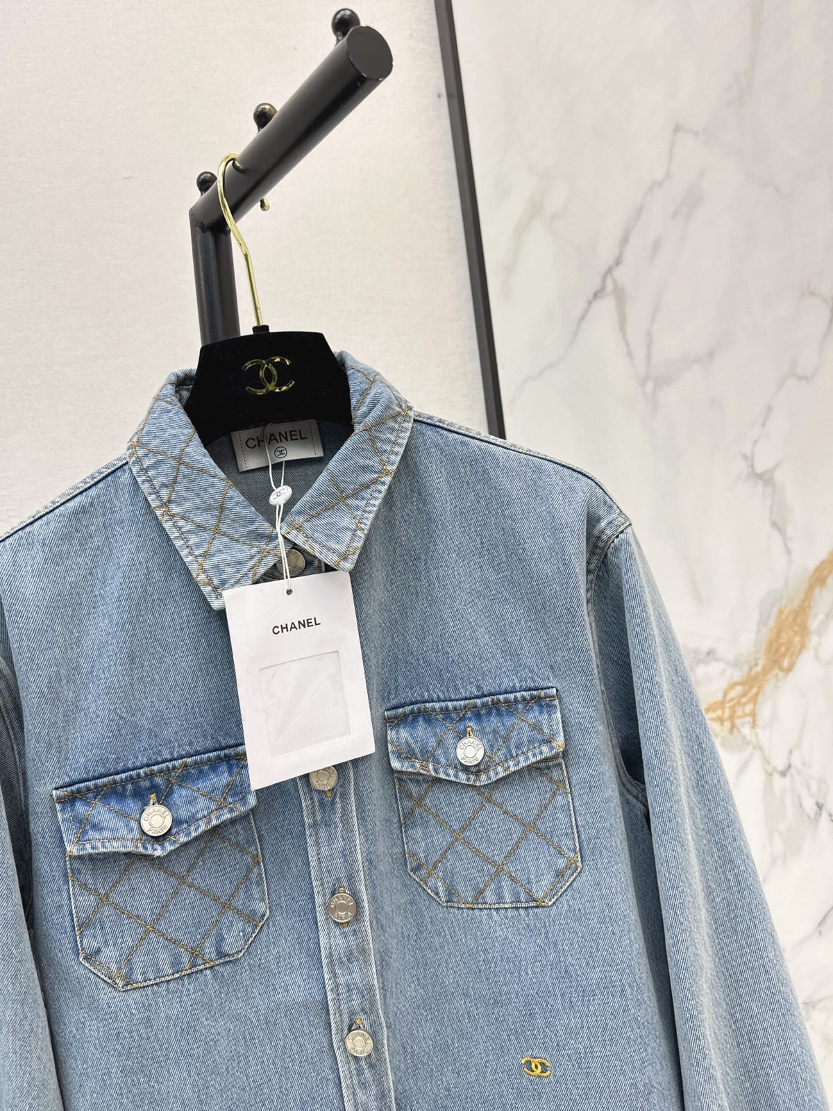 26FW New Denim Shirt with Side Pockets 🖤