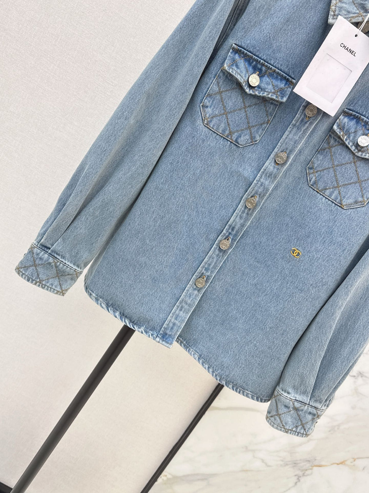 26FW New Denim Shirt with Side Pockets 🖤