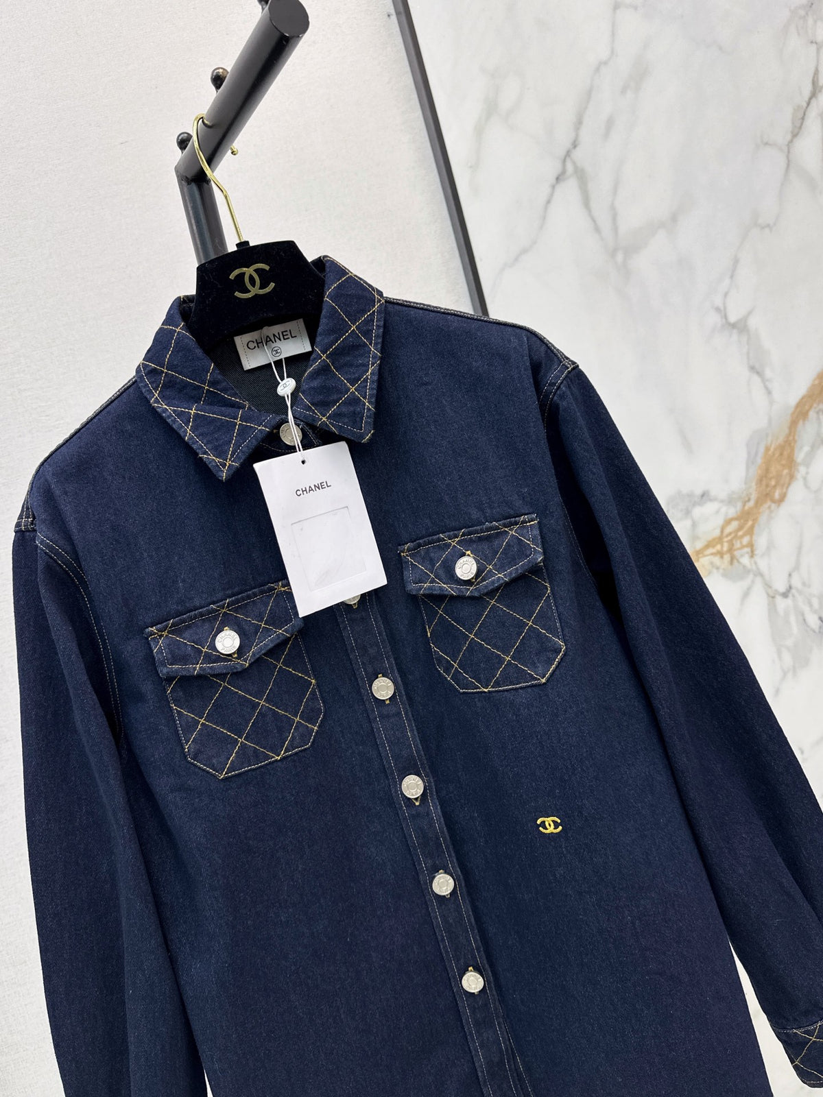 26FW New Denim Shirt with Side Pockets 🖤