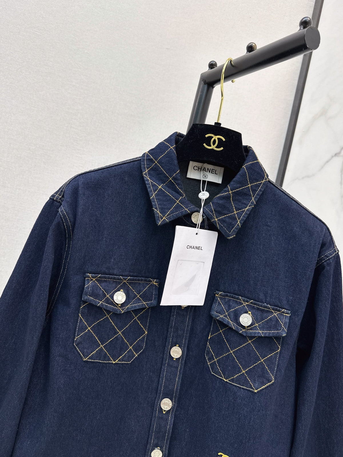 26FW New Denim Shirt with Side Pockets 🖤
