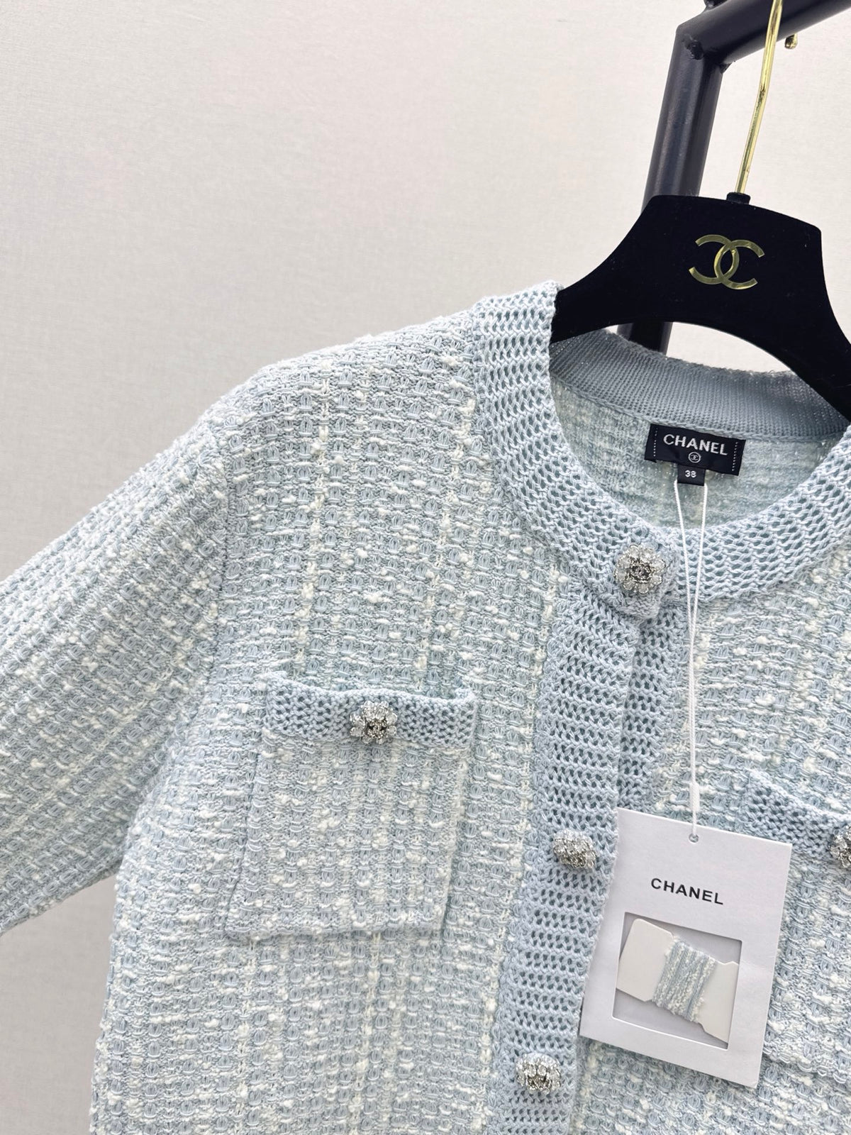 26FW New Blue Crew-Neck Cardigan 🩵