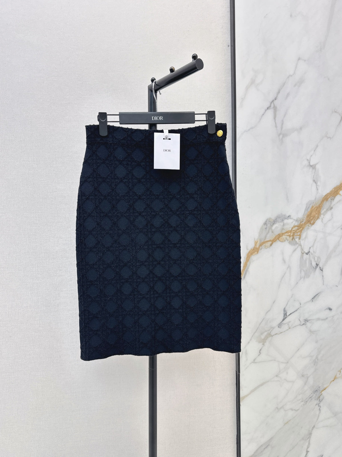 26FW New Quilted-Pattern Knit Skirt 🖤