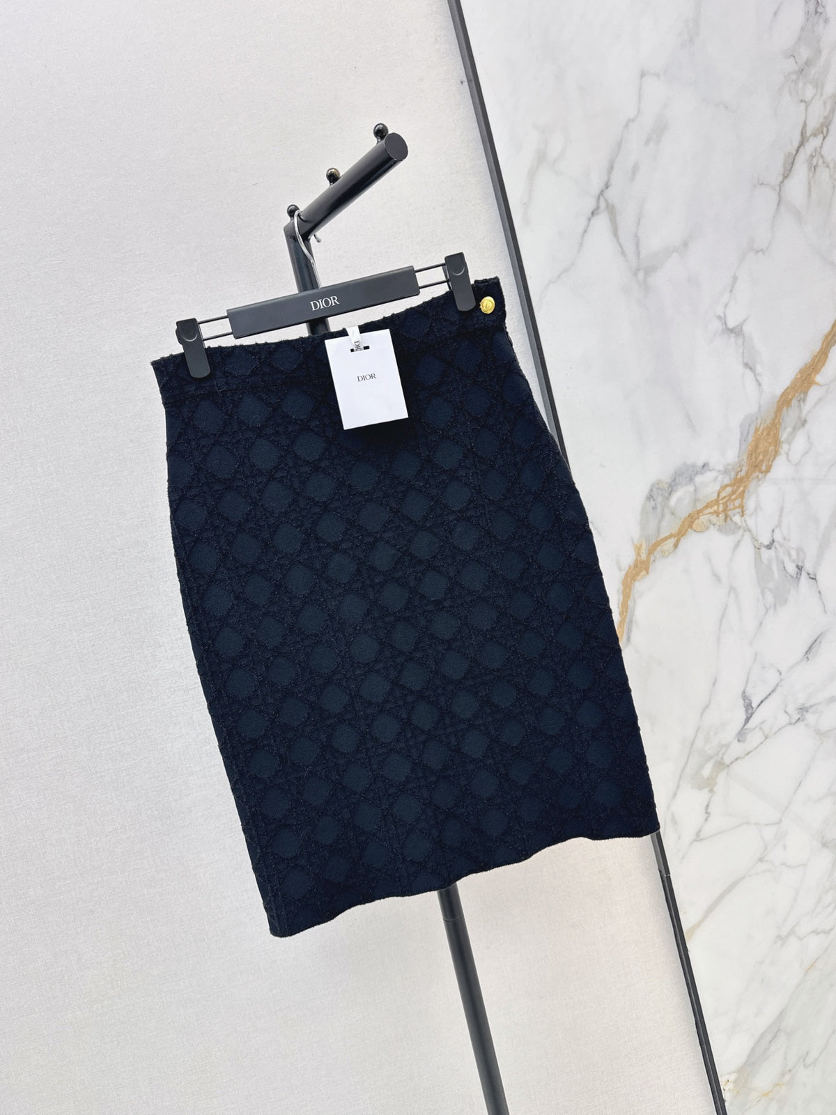 26FW New Quilted-Pattern Knit Skirt 🖤