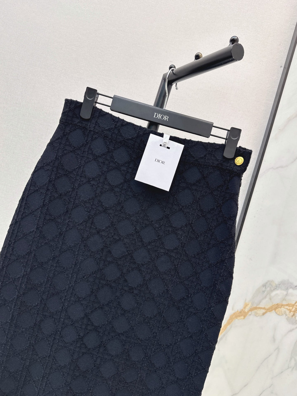 26FW New Quilted-Pattern Knit Skirt 🖤
