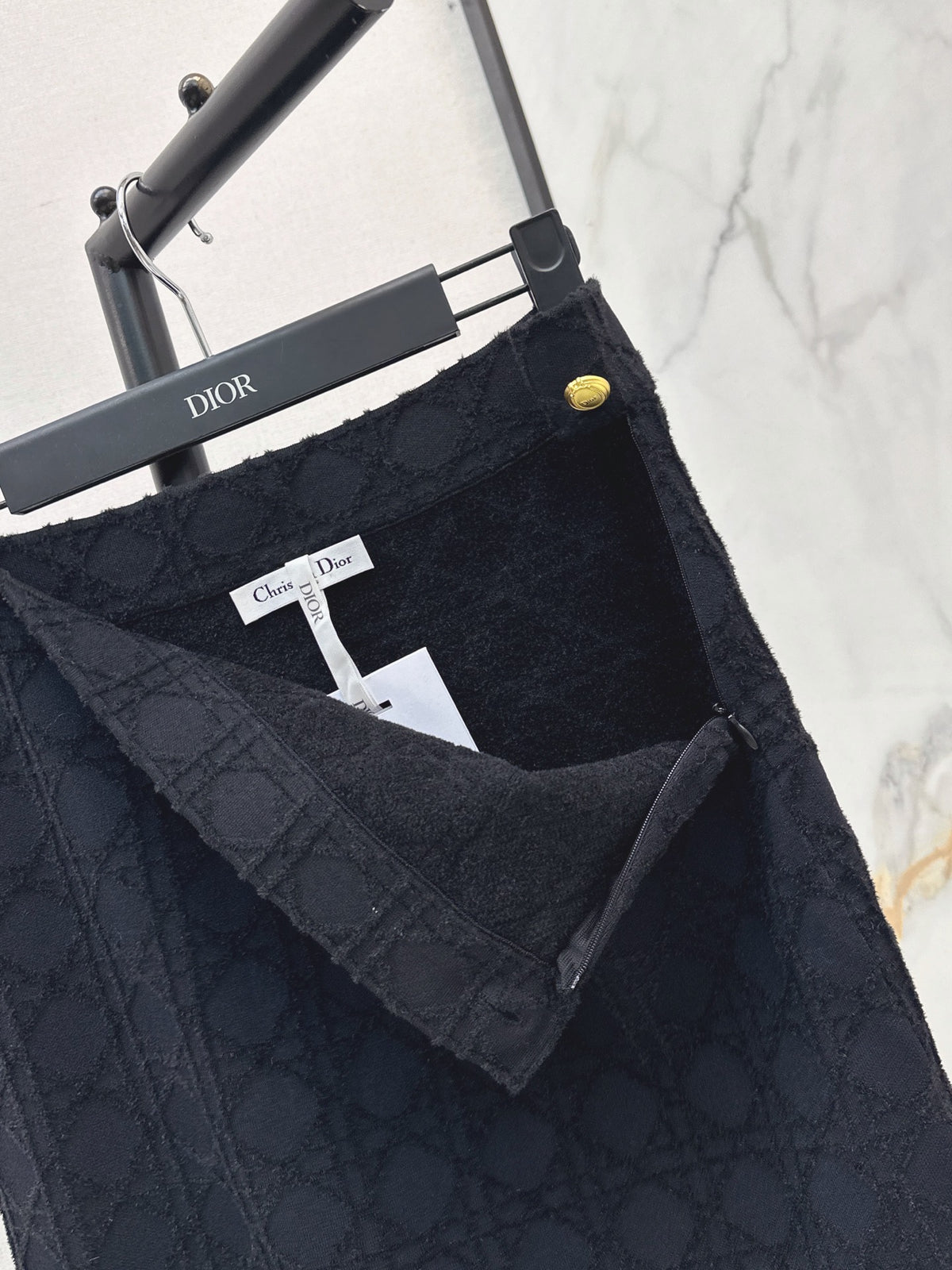 26FW New Quilted-Pattern Knit Skirt 🖤