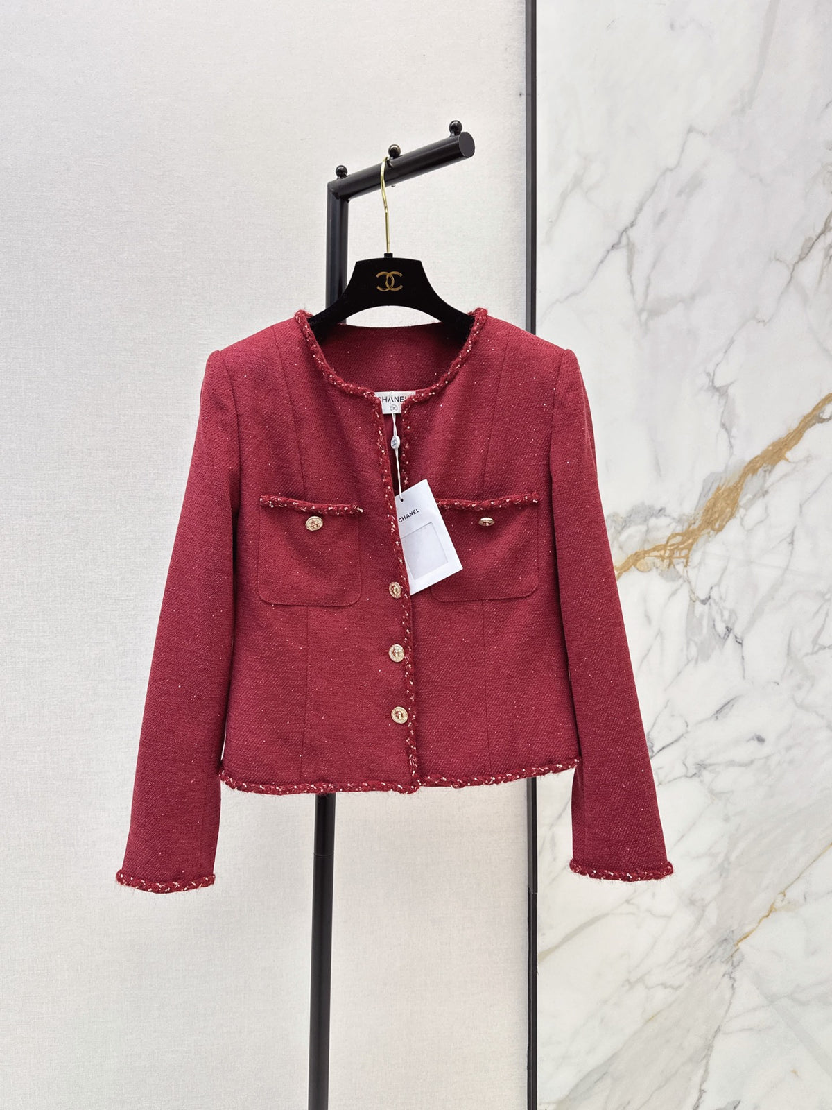 26FW New Knitted Crew-Neck Jacket ♥️