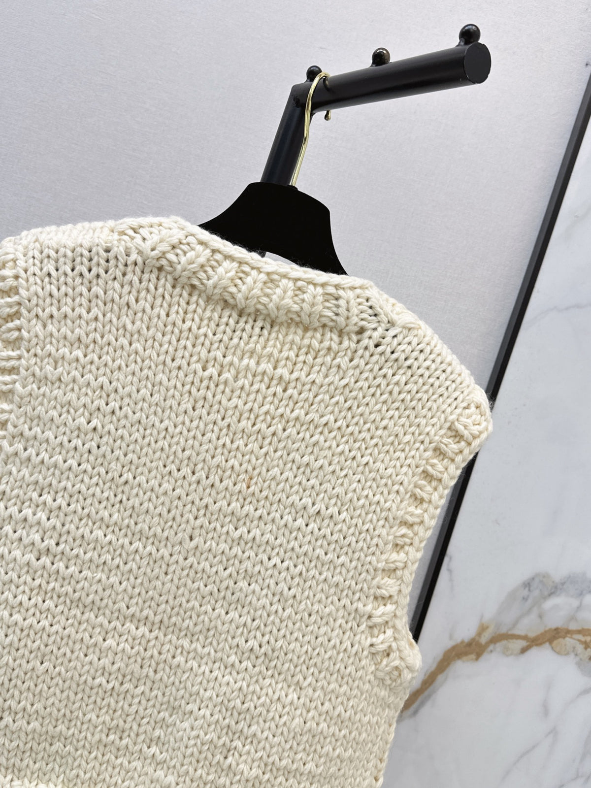 26FW New Quilted-Pattern Jacquard Sleeveless Vest 🤍