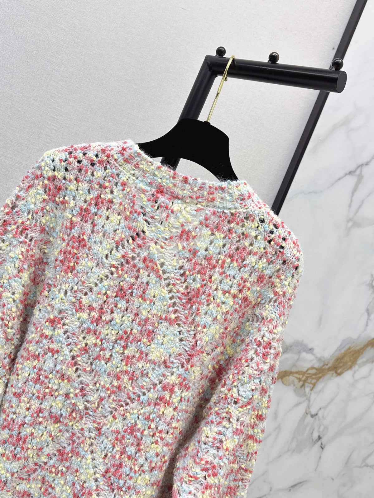 26FW New Multicolor Yarn Crew-Neck Sweater 🖤