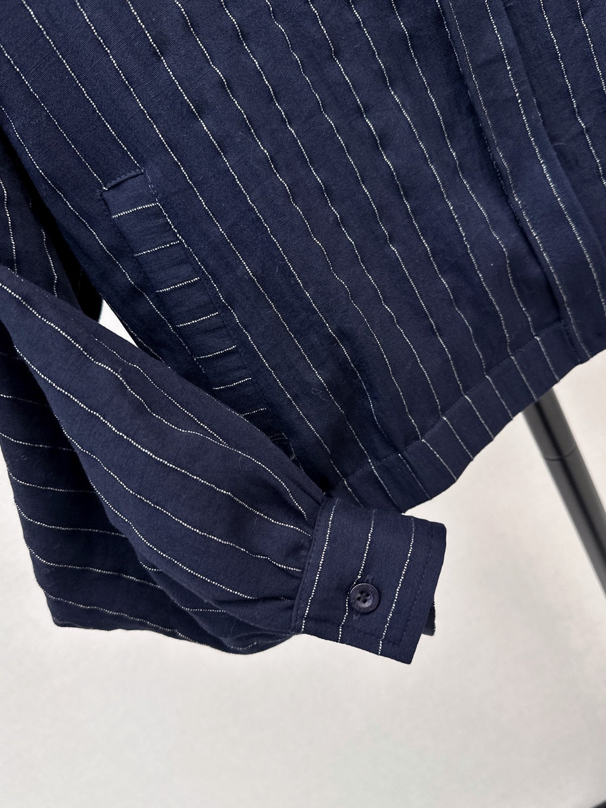 26FW New Striped Shirt with Badge Detail 🖤