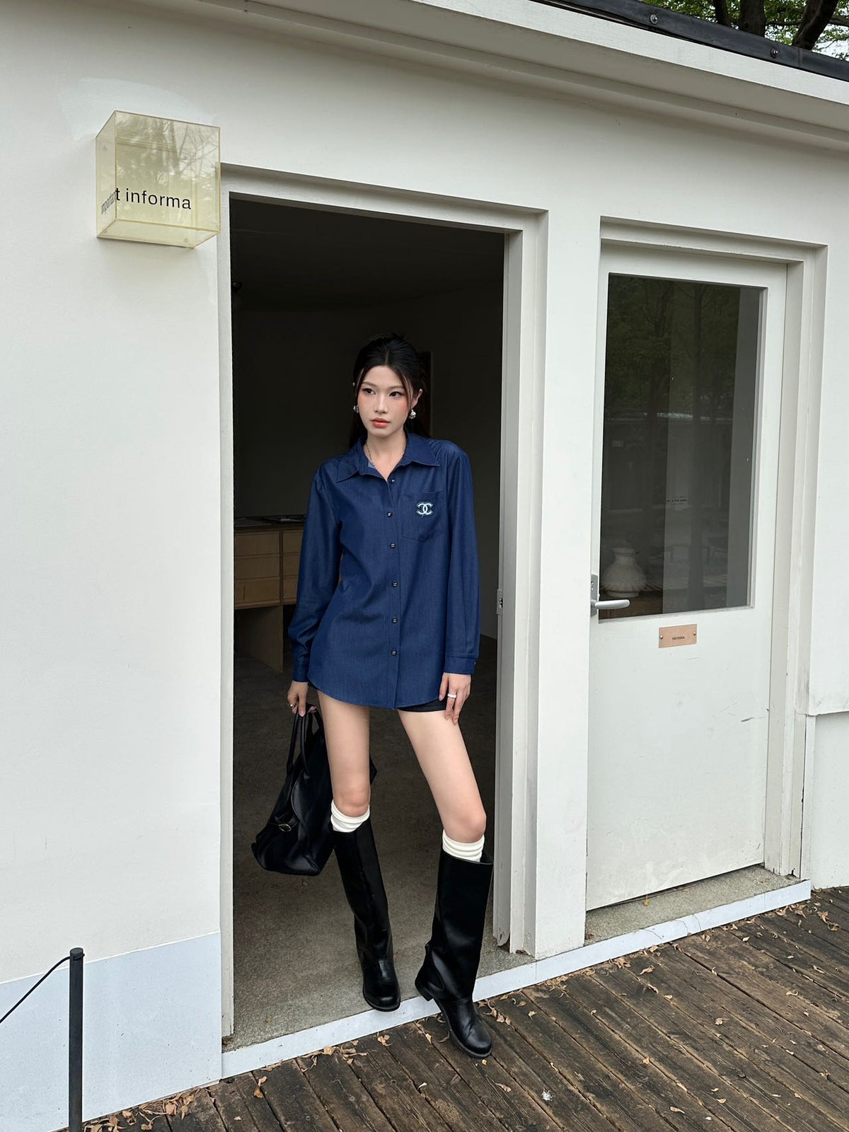 26FW New Pocket Denim Shirt 🖤