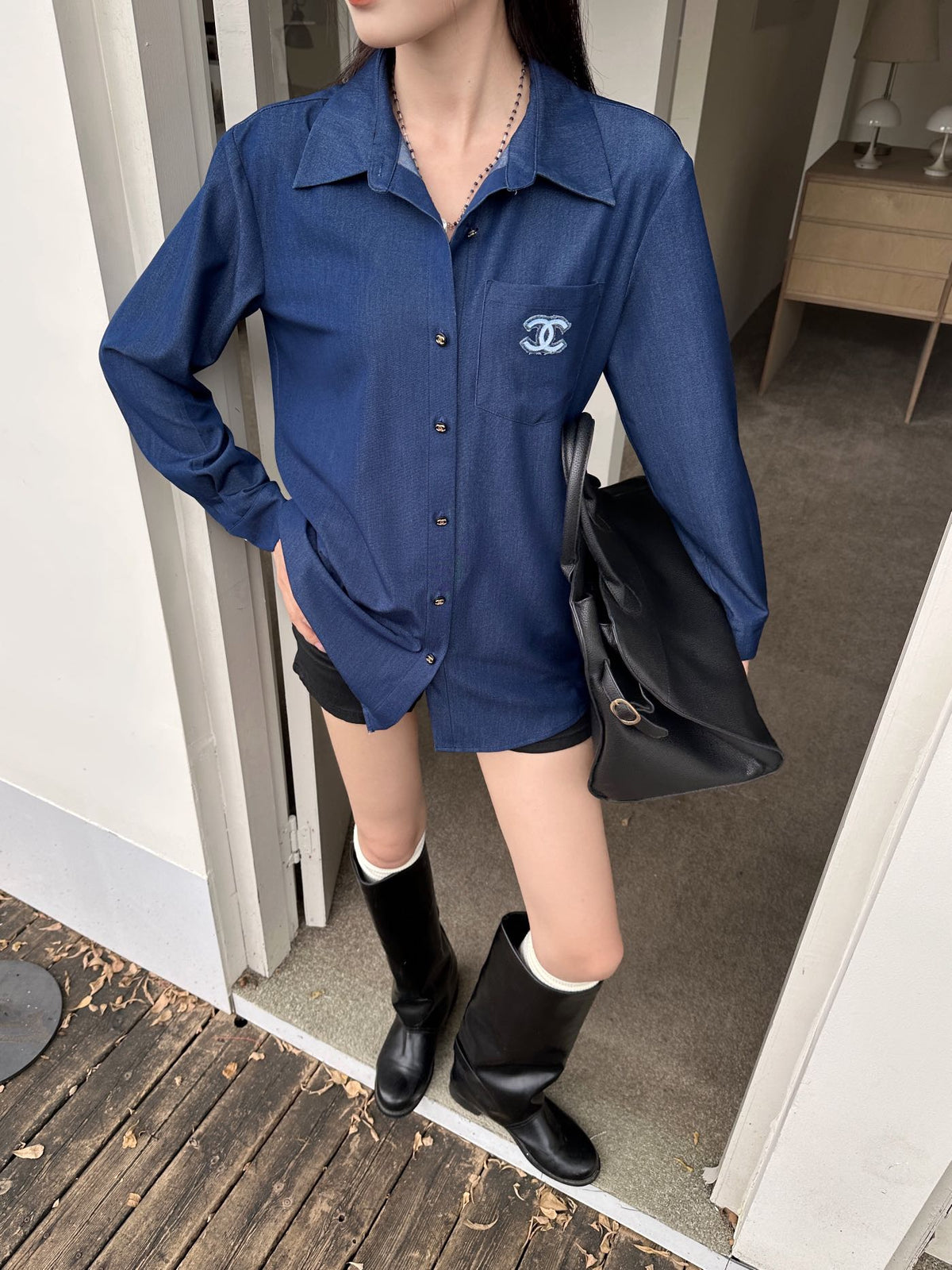 26FW New Pocket Denim Shirt 🖤