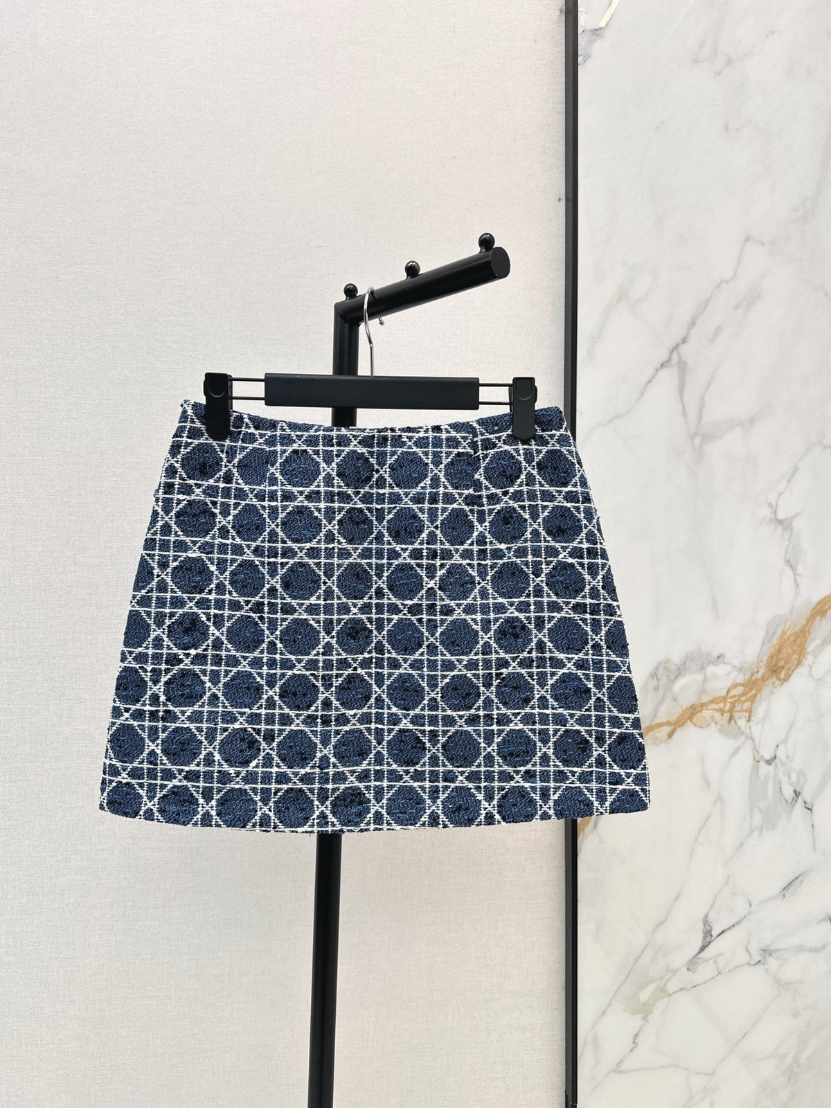 26FW New Rope & Plaid A-Line Skirt 🩵