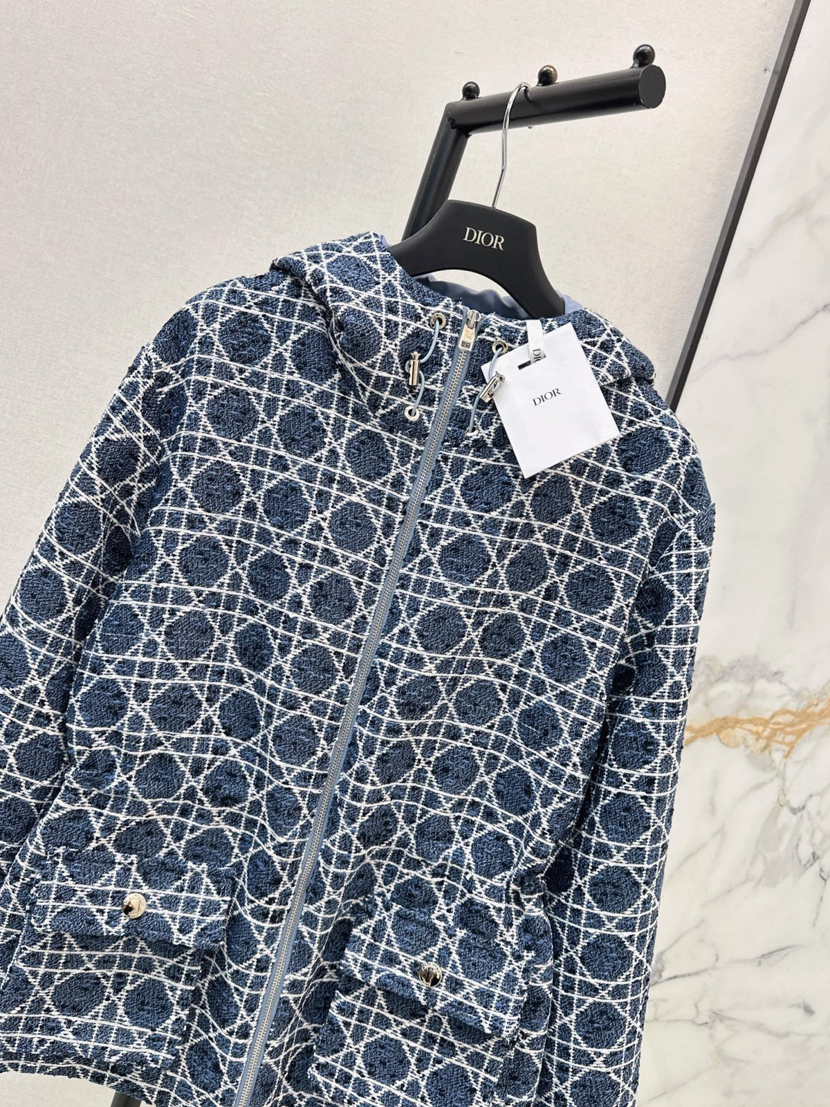 26FW New Cannage Hooded Jacket 🩵