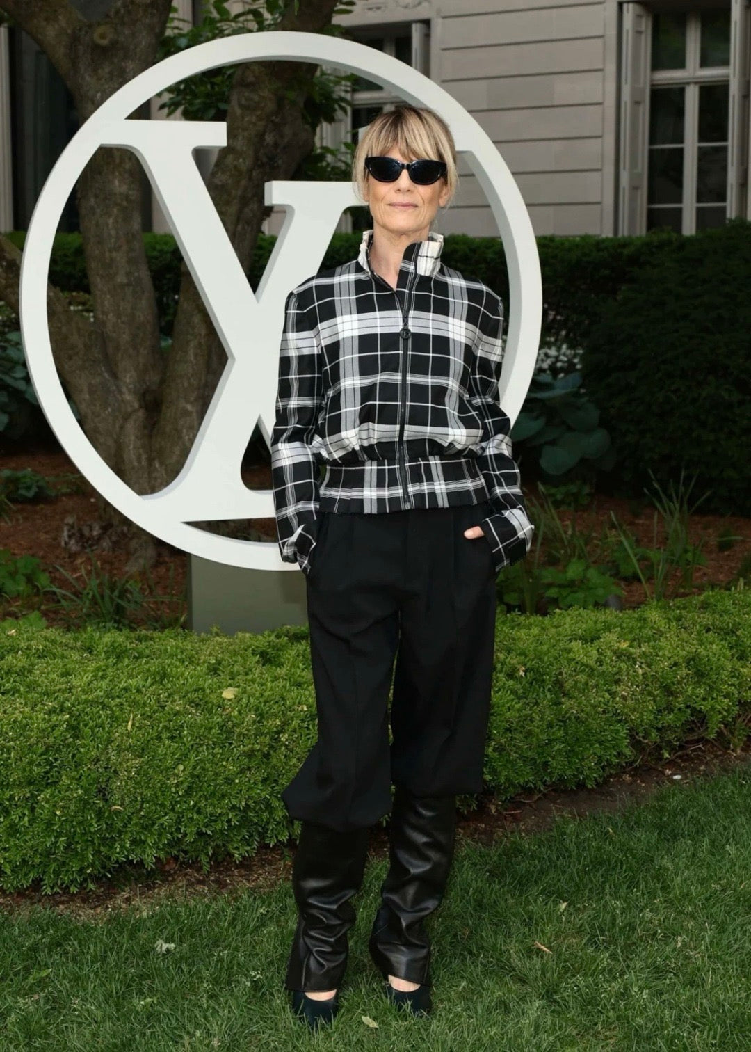 26FW New Plaid Stand-Collar Cropped Jacket 🖤