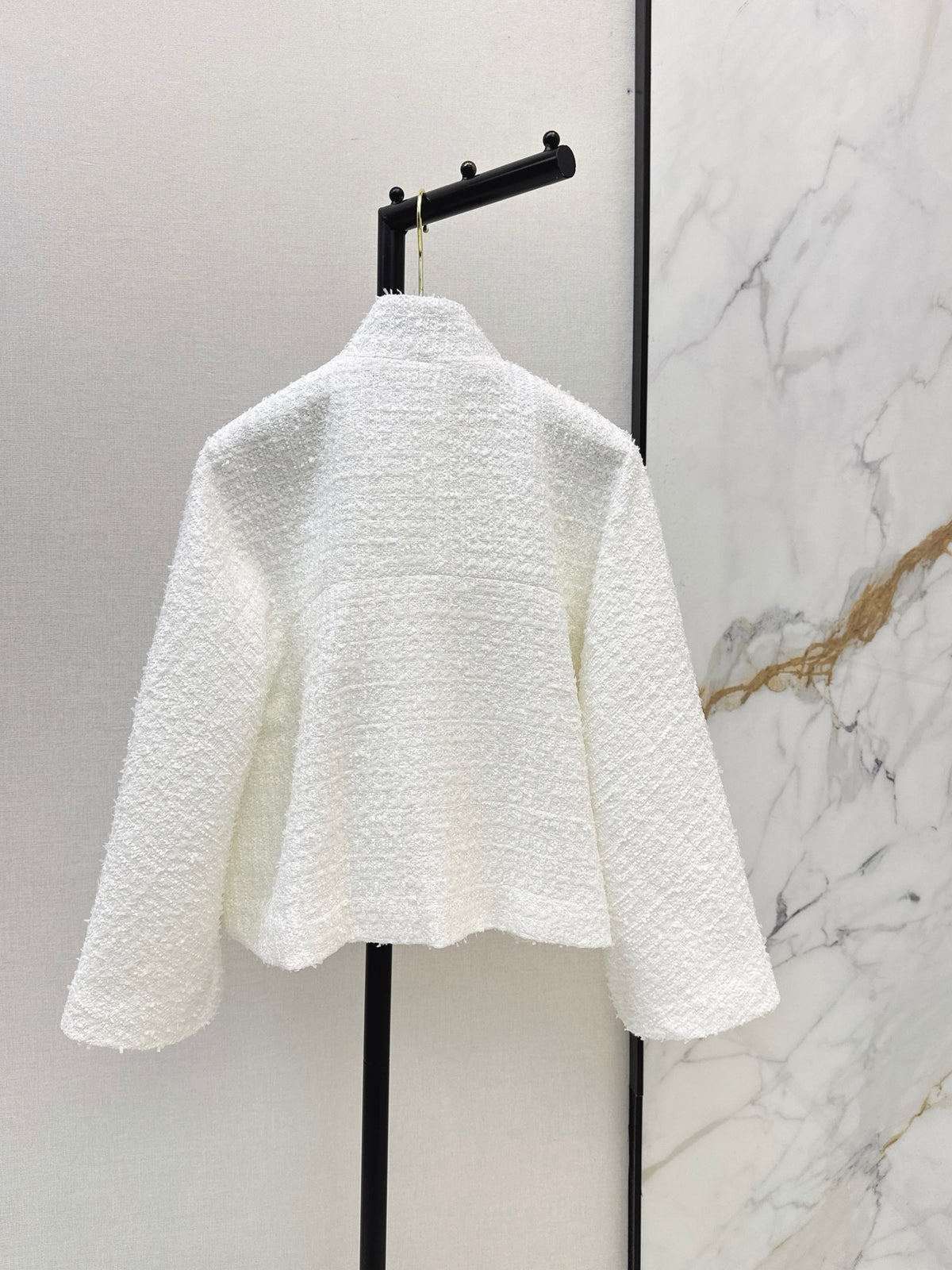 26FW New Knit Cape-Style Jacket with Stand Collar 🤍