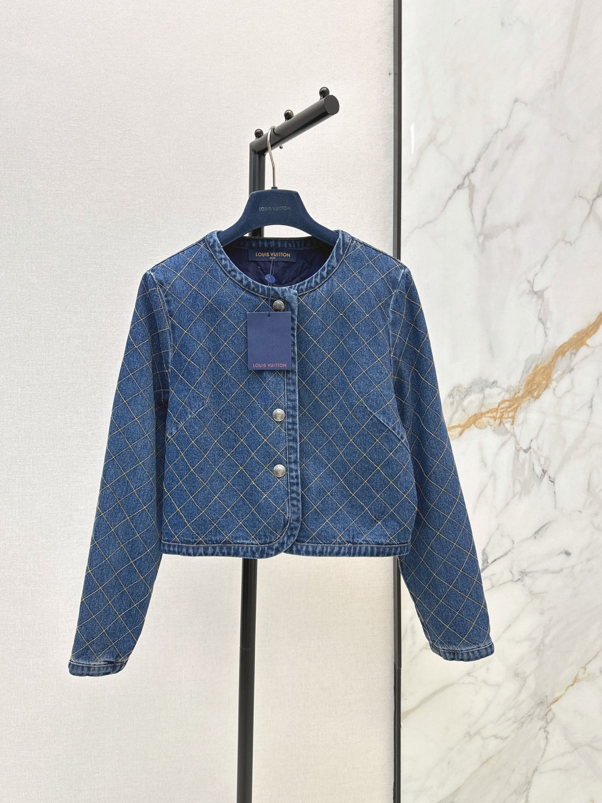 26FW New Diamond-Pattern Denim Jacket 🩵