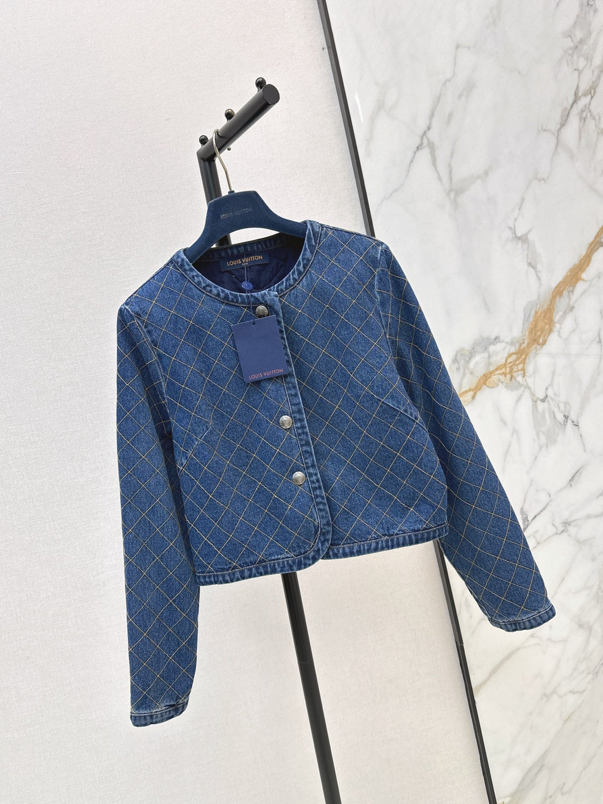 26FW New Diamond-Pattern Denim Jacket 🩵