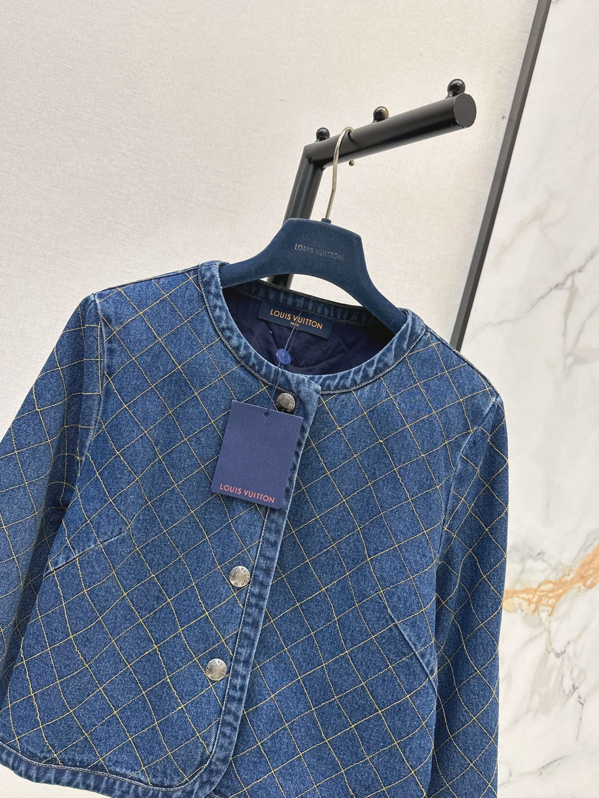 26FW New Diamond-Pattern Denim Jacket 🩵