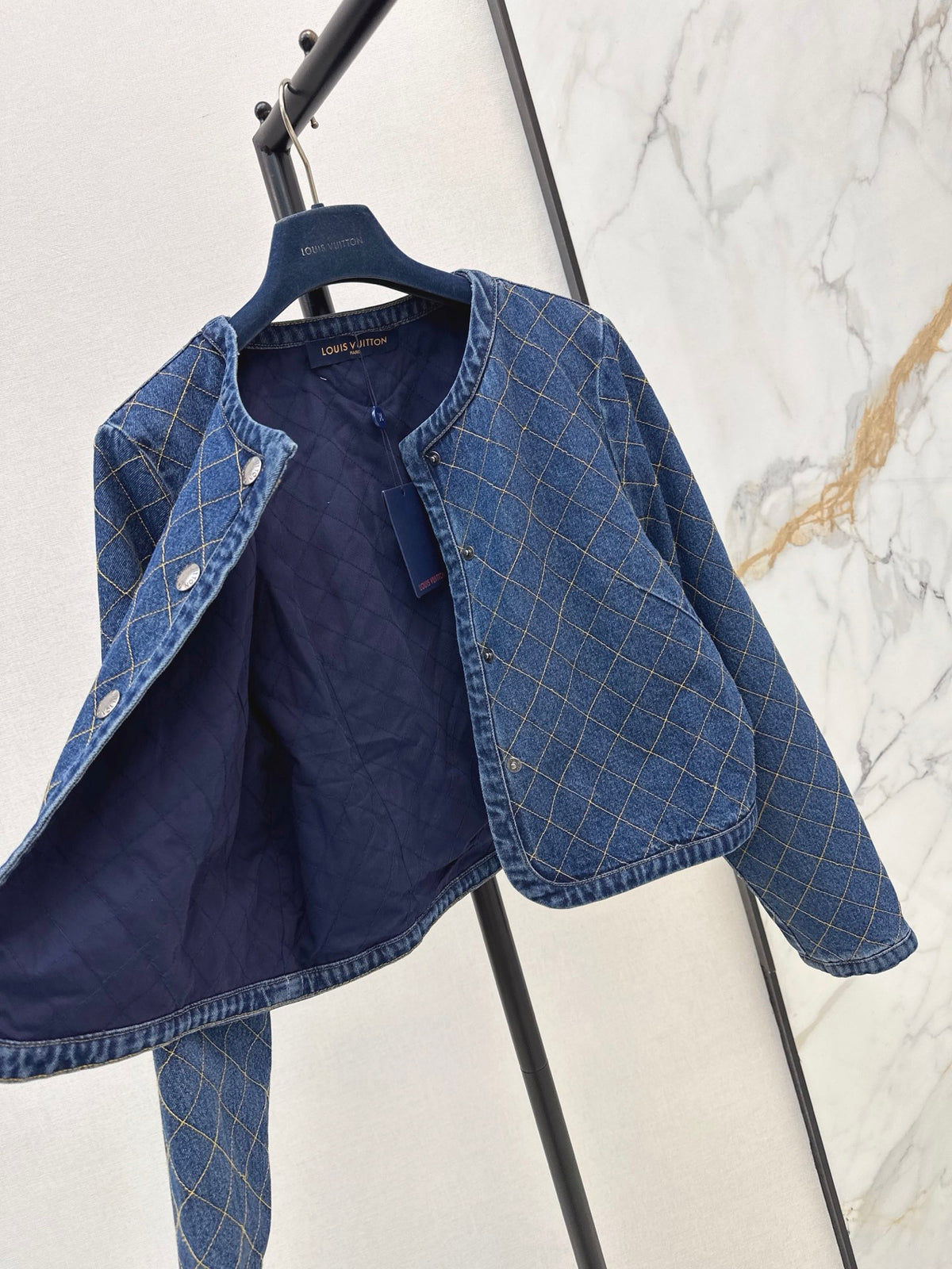 26FW New Diamond-Pattern Denim Jacket 🩵