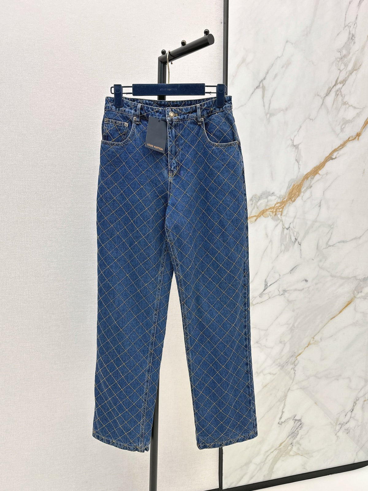 26FW New Diamond-Pattern Denim Jeans 🩵