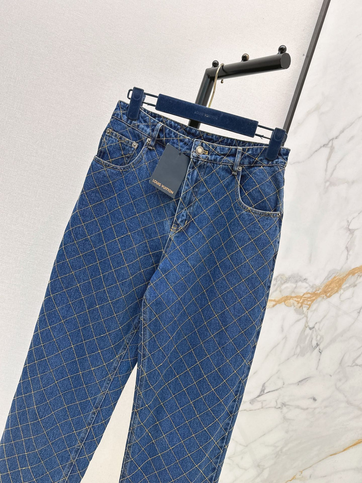 26FW New Diamond-Pattern Denim Jeans 🩵