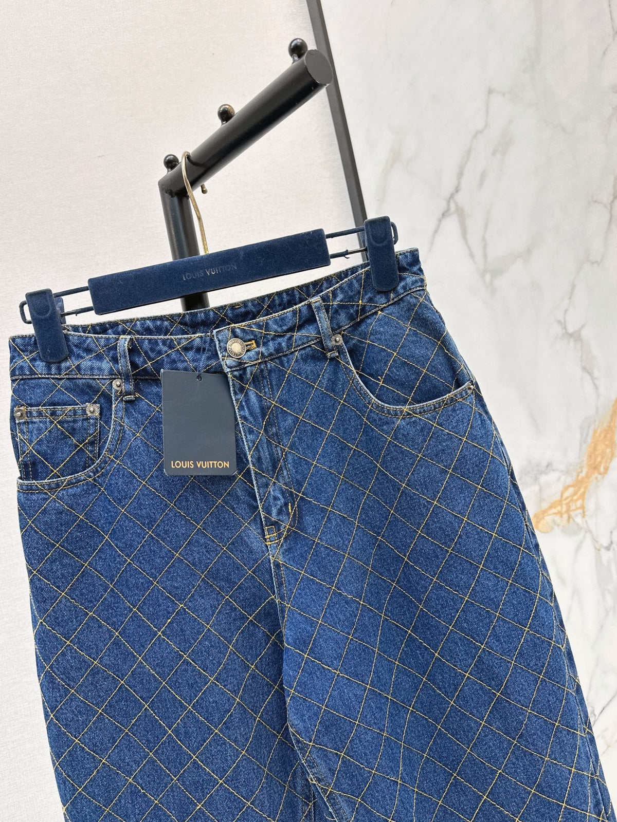 26FW New Diamond-Pattern Denim Jeans 🩵
