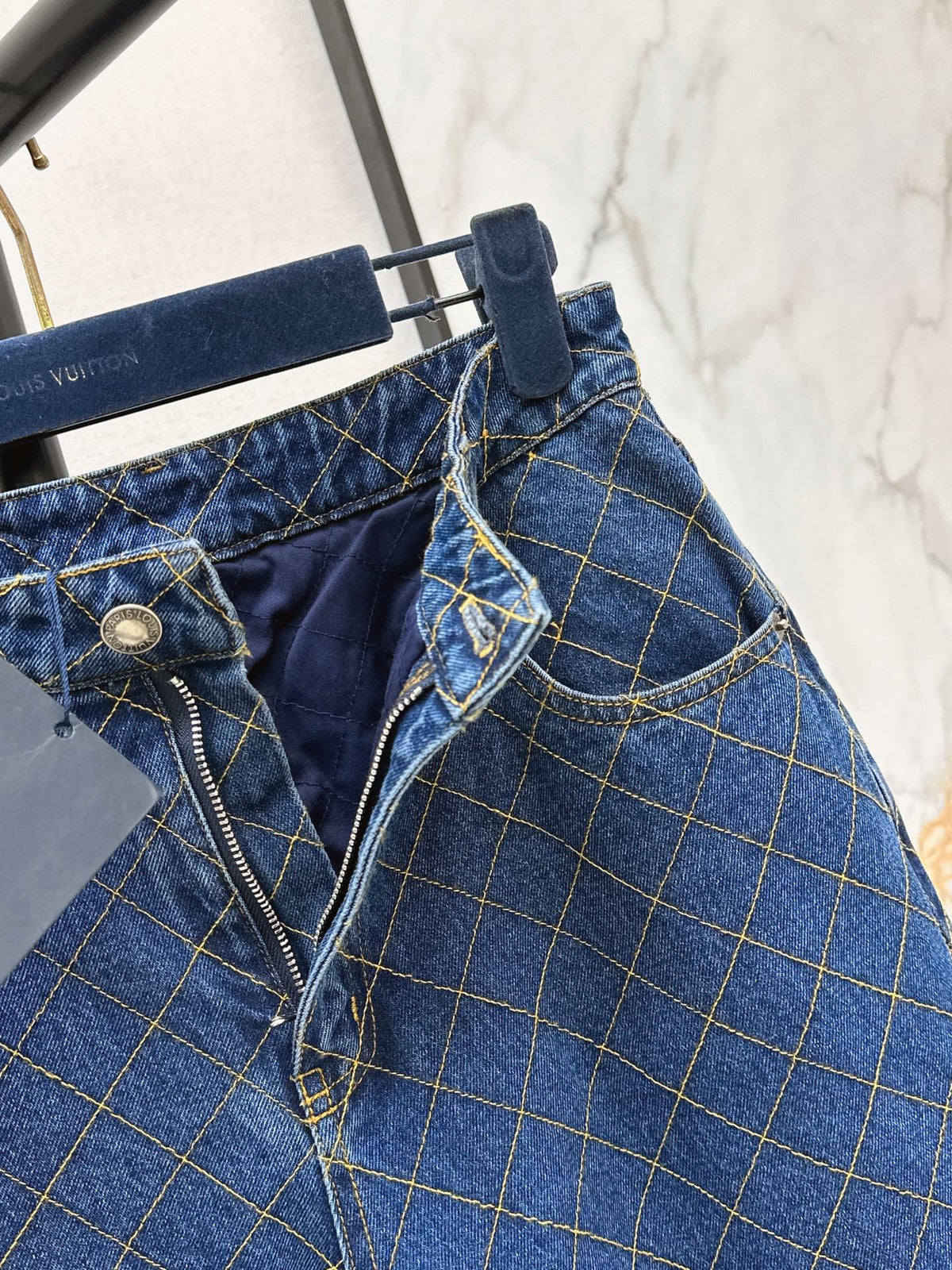 26FW New Diamond-Pattern Denim Jeans 🩵