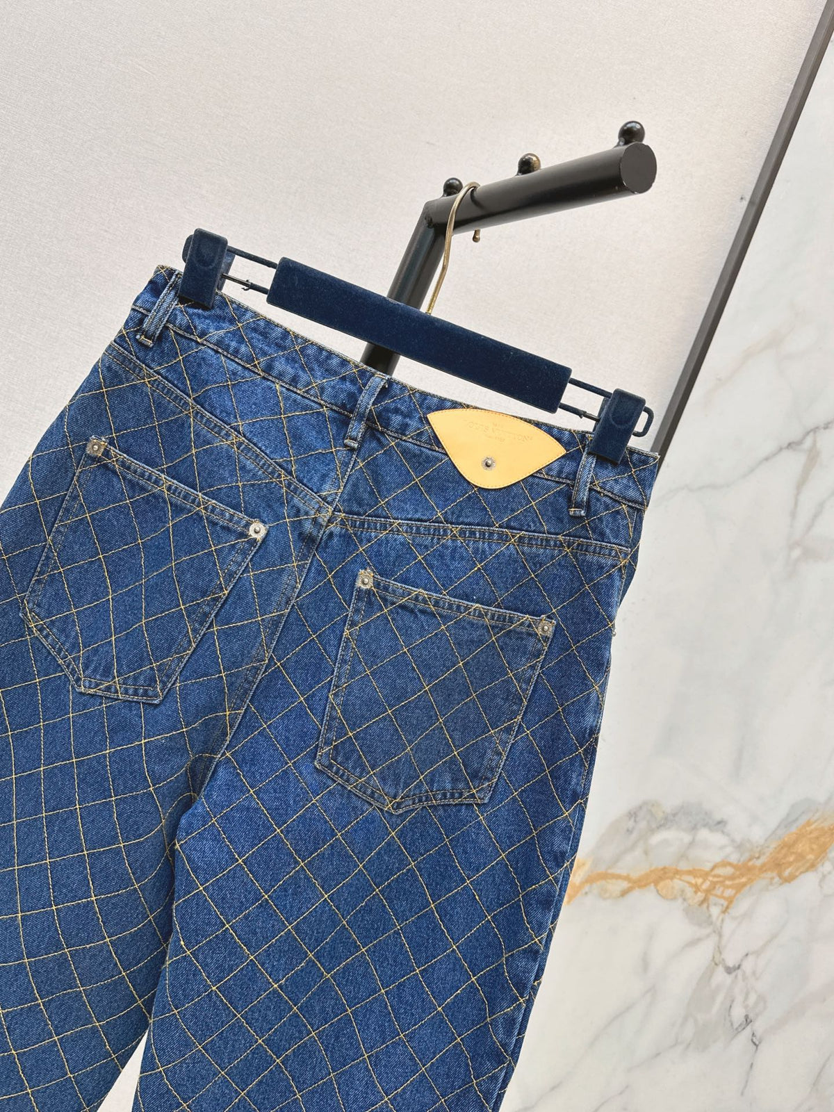 26FW New Diamond-Pattern Denim Jeans 🩵