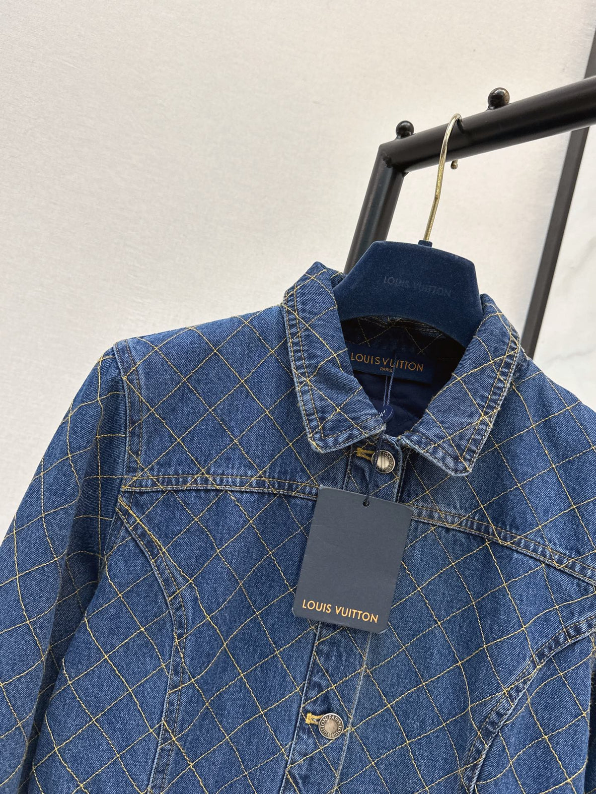 26FW New Diamond-Pattern Denim Dress 🩵