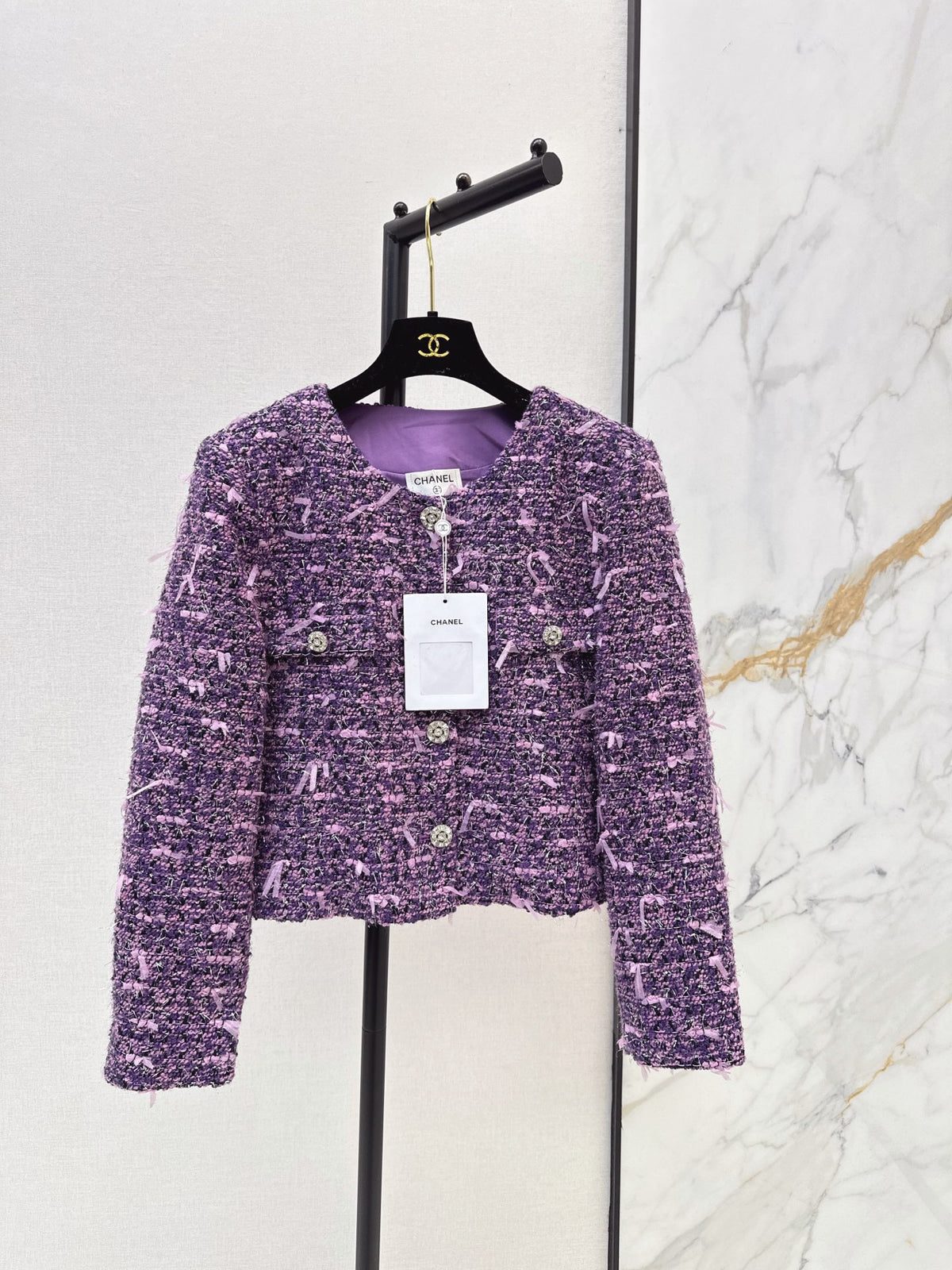 🔥Highest Quality🔥26FW New Crew-Neck Knit Jacket 💜