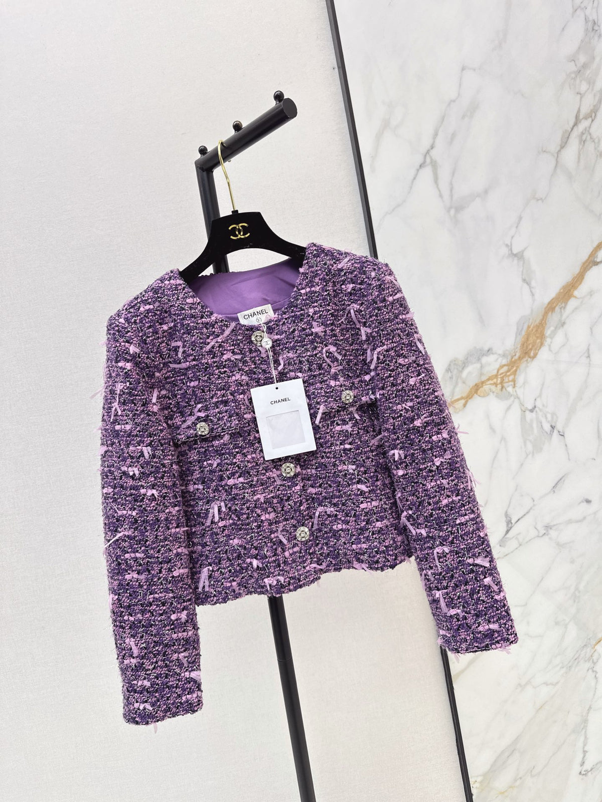 🔥Highest Quality🔥26FW New Crew-Neck Knit Jacket 💜