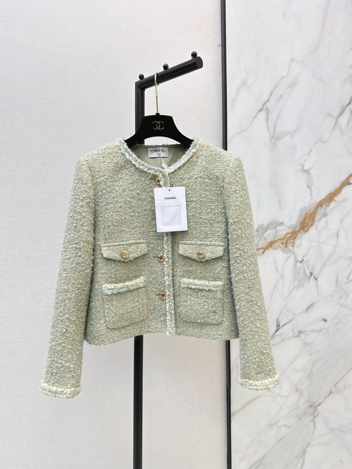 🔥Highest Quality🔥26FW New Crew-Neck Knit Jacket 🤍
