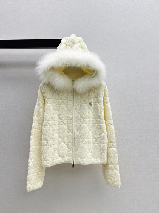 26FW New Coat with Fox Fur Collar 🤍