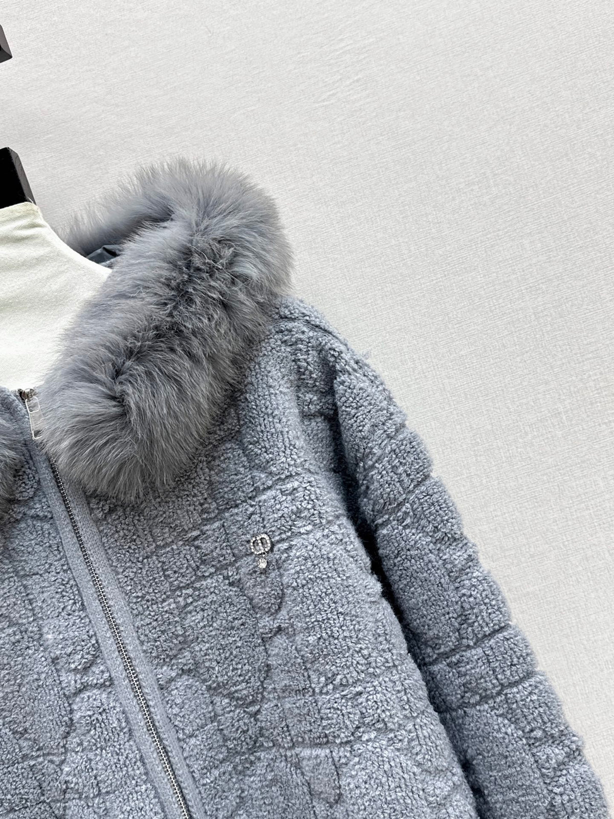 26FW New Coat with Fox Fur Collar 🤍