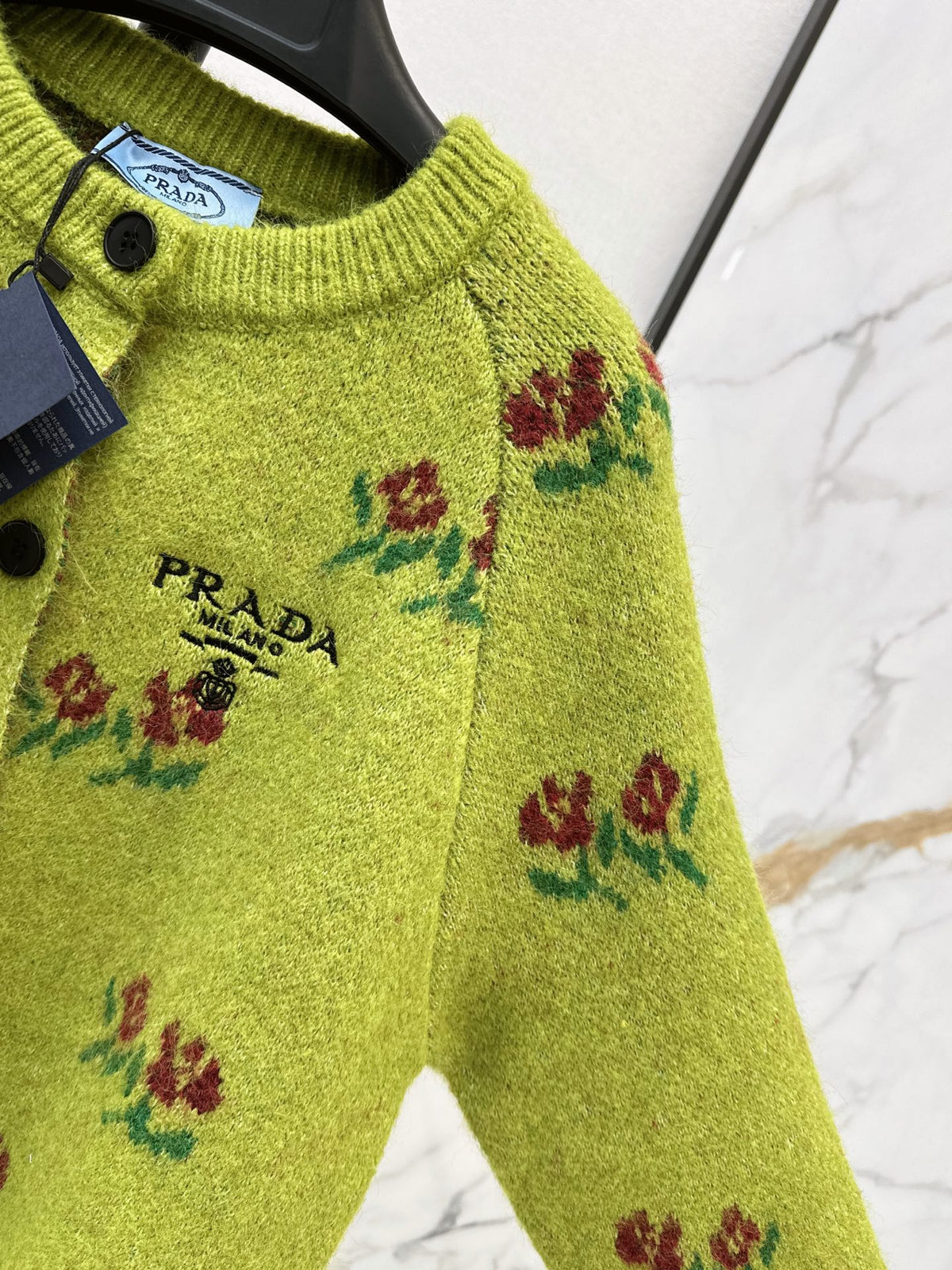 26FW New Floral Knit Wool Cardigan 🖤