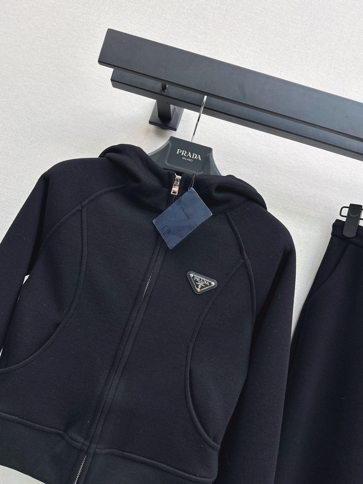 26FW New Black Hooded Sweatshirt Set 🖤