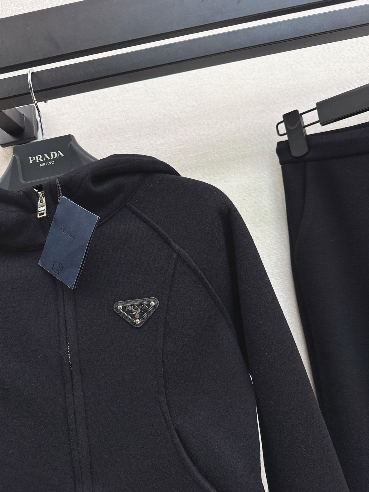 26FW New Black Hooded Sweatshirt Set 🖤