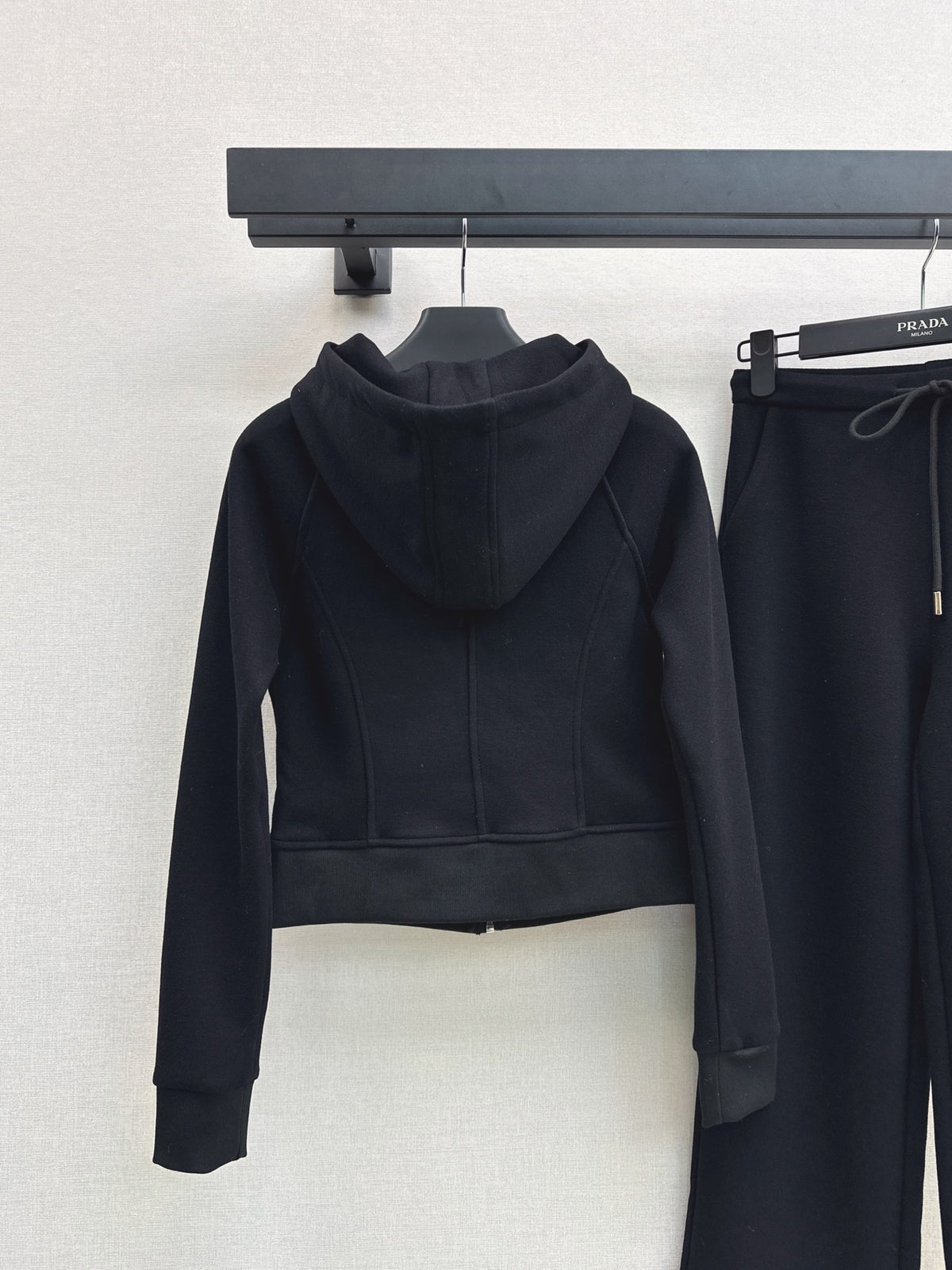 26FW New Black Hooded Sweatshirt Set 🖤