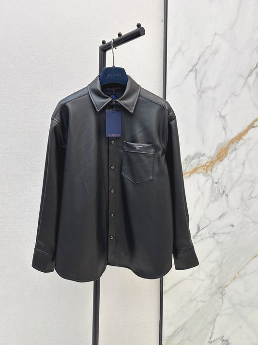 26FW New Black Leather Jacket 🖤