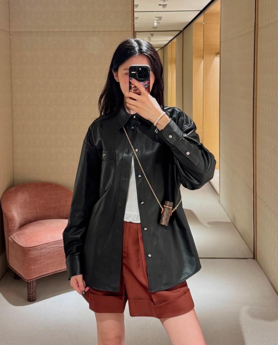 26FW New Black Leather Jacket 🖤