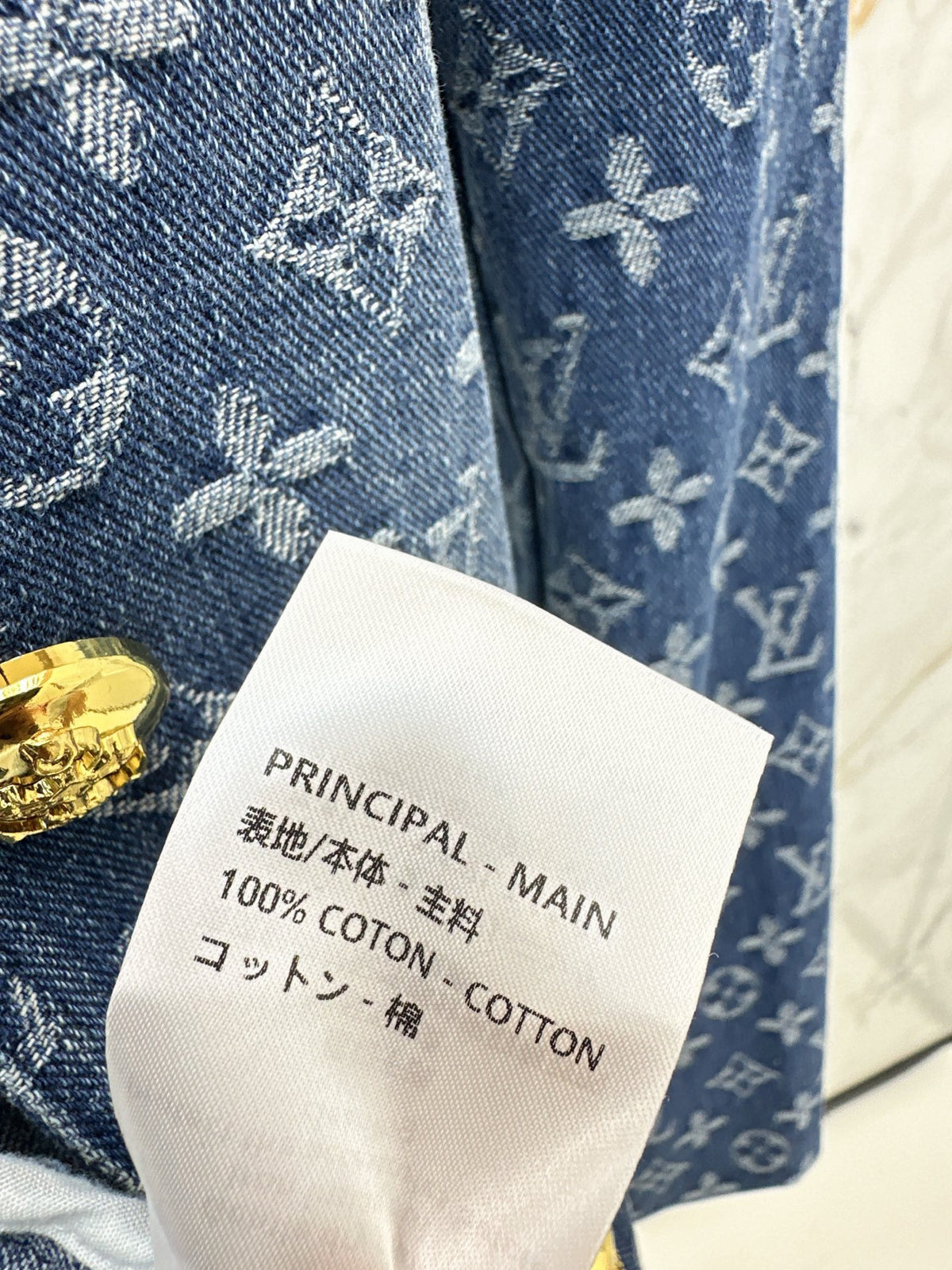 26FW New All-Over Monogram Denim Jacket 🩵