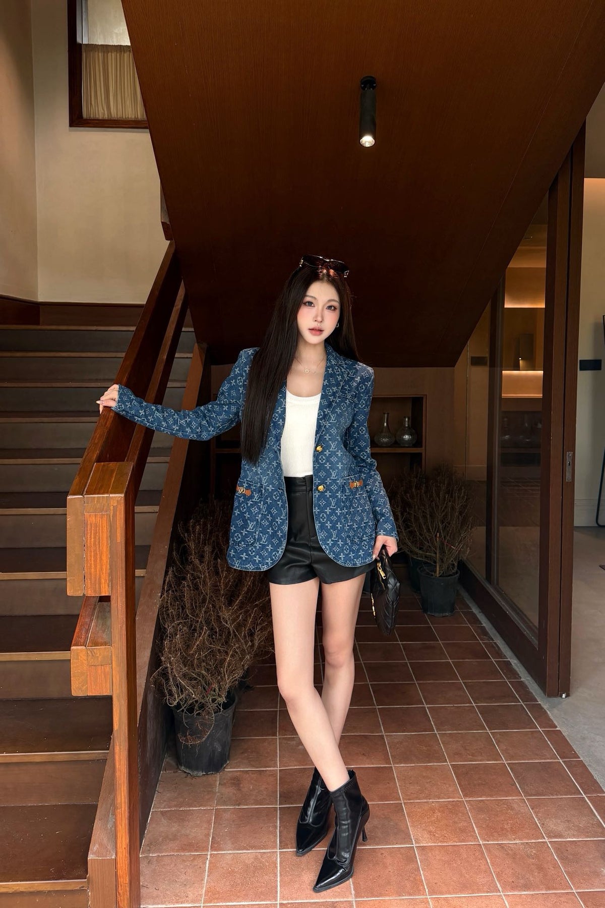 26FW New All-Over Monogram Denim Jacket 🩵