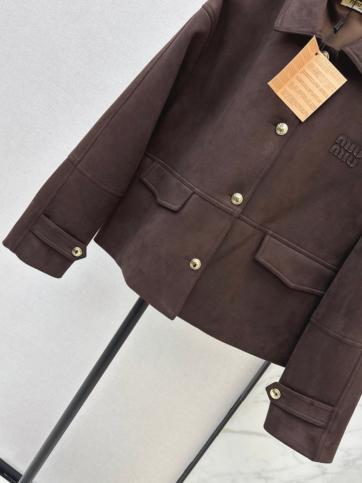 26FW New Embroidered Collar Jacket 🤎