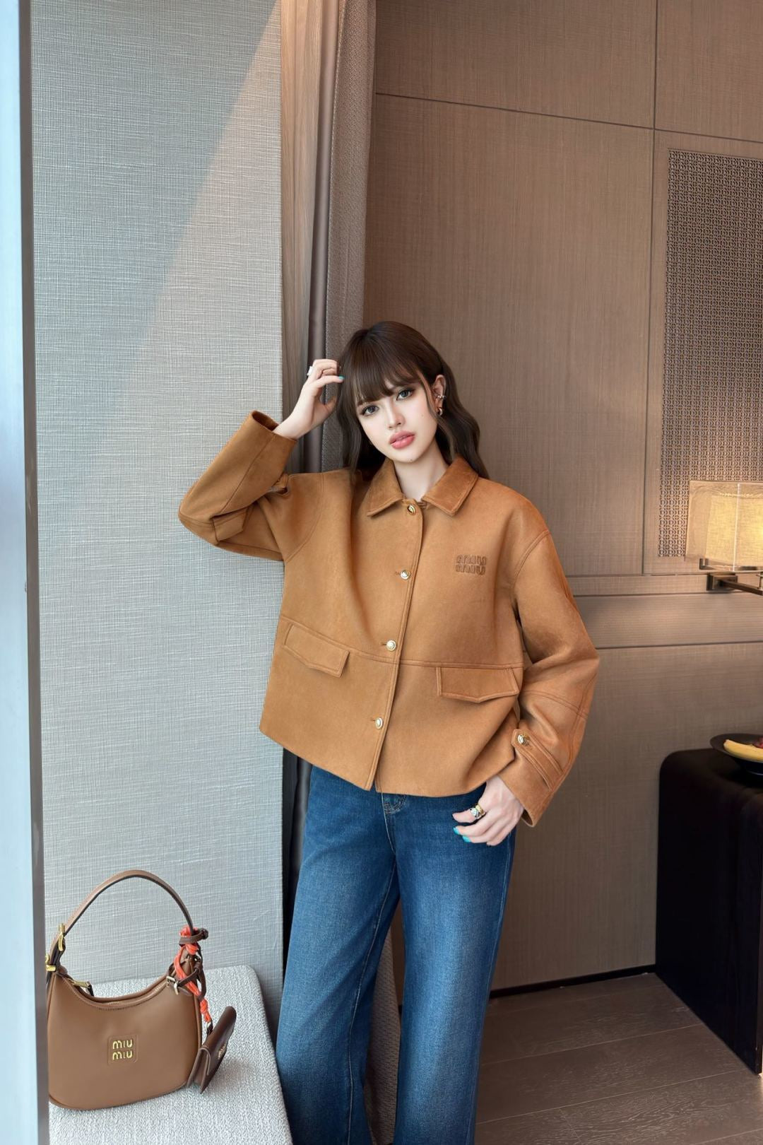 26FW New Embroidered Collar Jacket 🤎