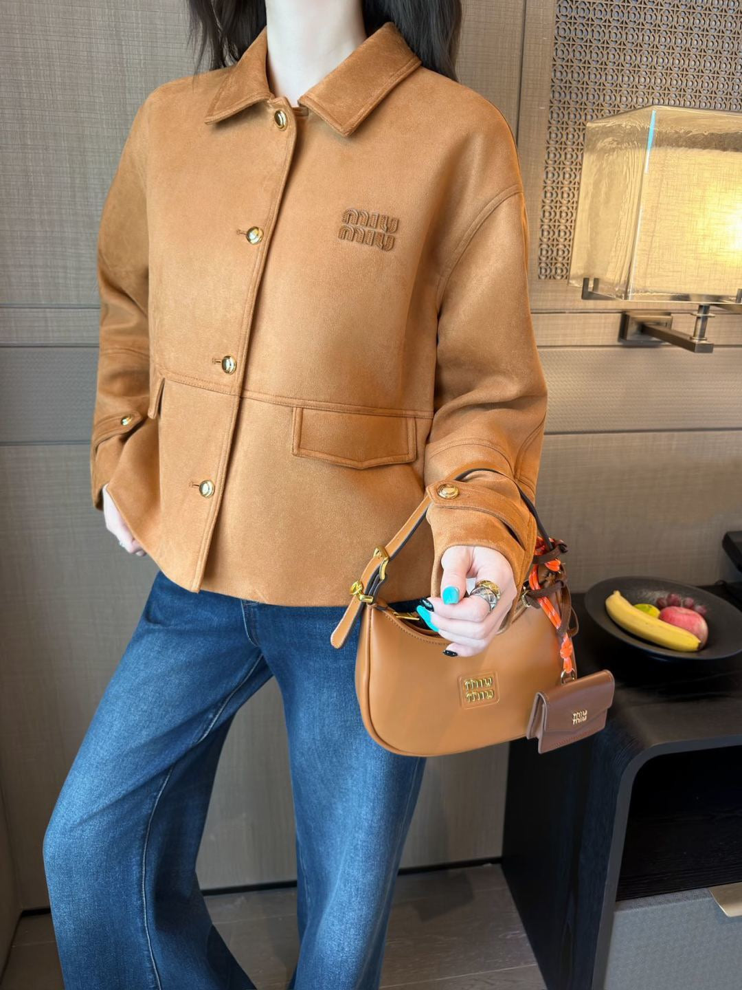 26FW New Embroidered Collar Jacket 🤎