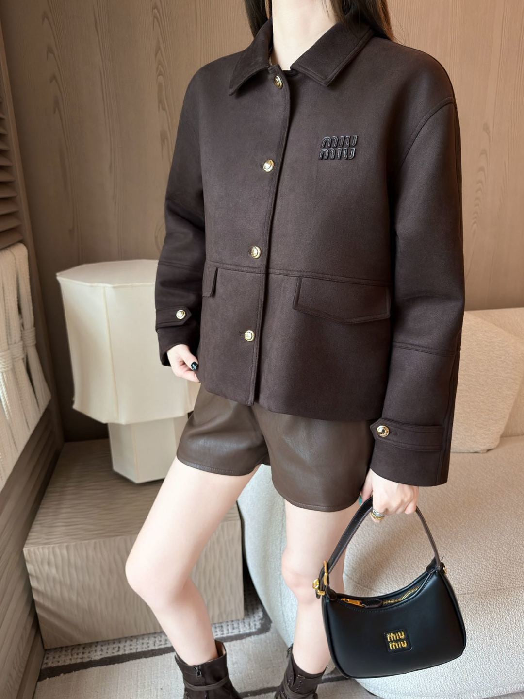 26FW New Embroidered Collar Jacket 🤎