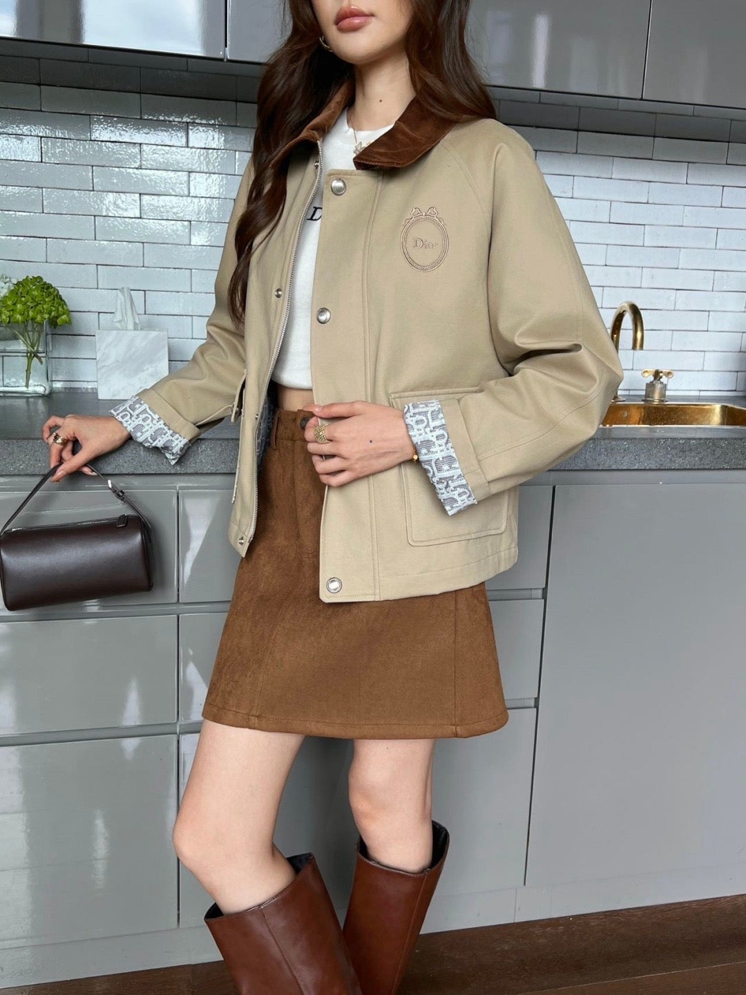 26FW New Color-Block Corduroy Jacket 🤎