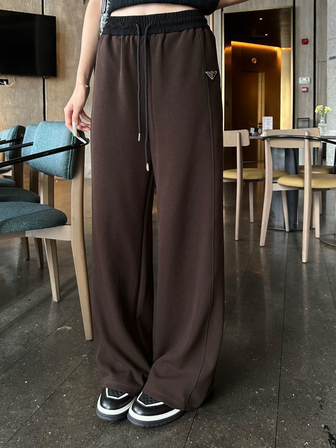 26FW New Color-Block Straight-Leg Trousers 🤎