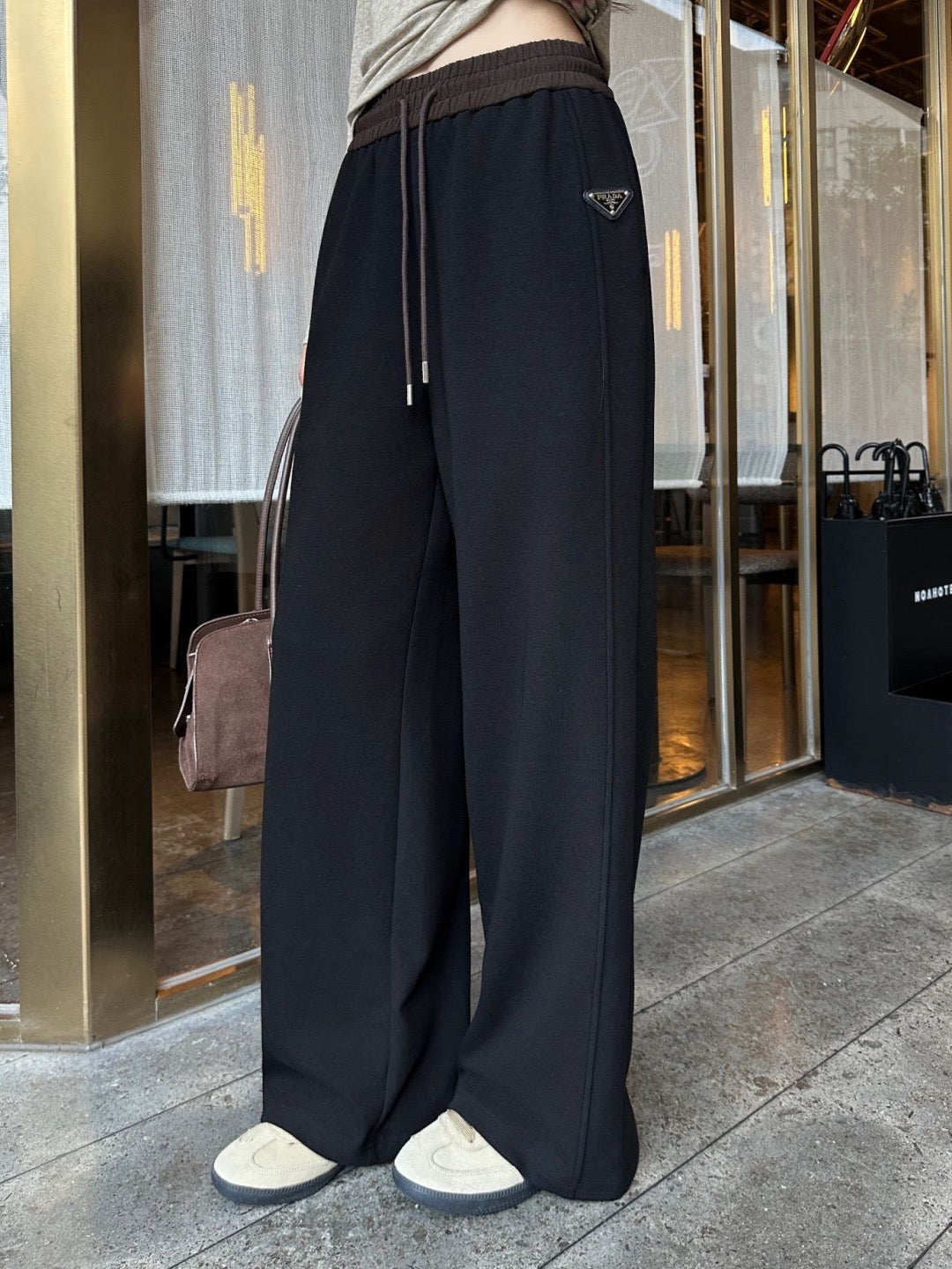 26FW New Color-Block Straight-Leg Trousers 🤎